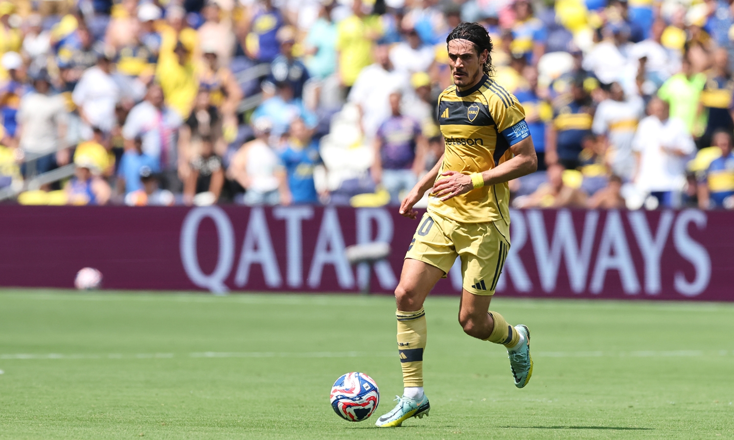 Para Cavani hay que “seguir metiéndole para que las cosas cambien” Cavani en Boca vs Auckland City