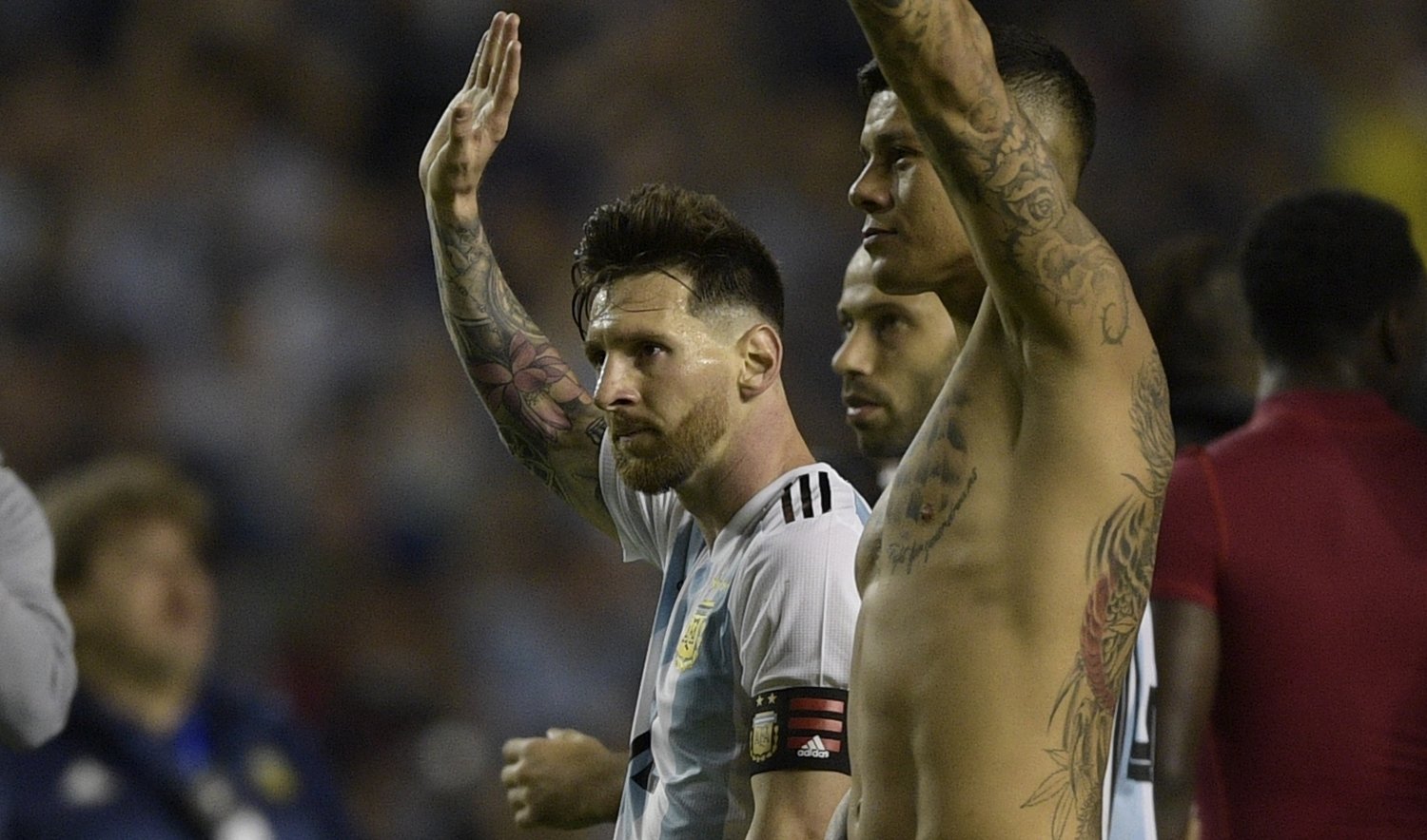 Lionel Messi fue la estrella del equipo en el triunfo de Argentina por 4 a 0 ante Haití. El capitán Albiceleste destacó el aliento en La Bombonera: "Sentimos el cariño de todos y no las puteadas como otras veces".