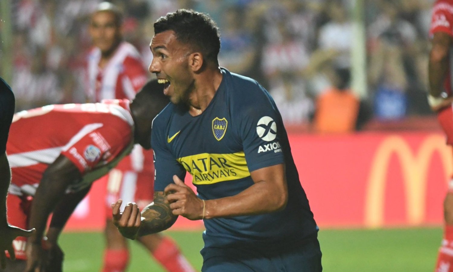 Tevez Boca 2 Unión 1