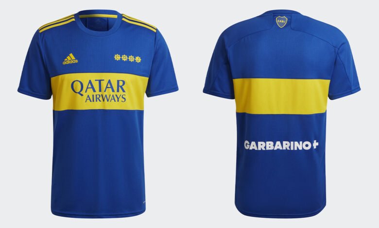 Las fotos oficiales de la nueva camiseta titular de Boca (2021/22)