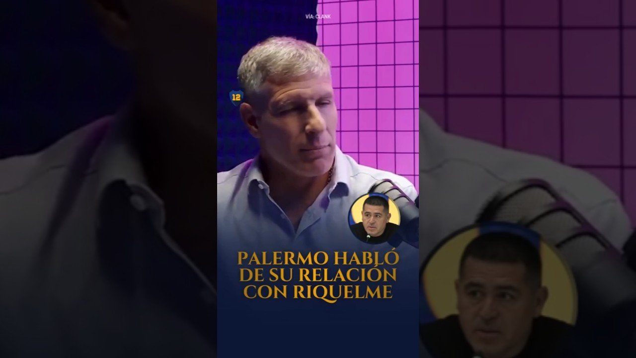 Martín PALERMO habló de su RELACIÓN con Juan Román RIQUELME
