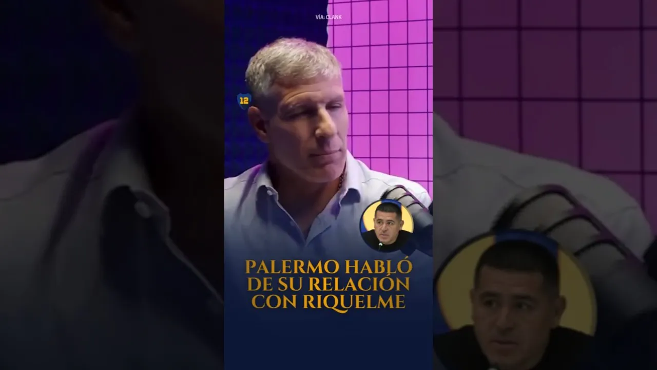 Martín PALERMO habló de su RELACIÓN con Juan Román RIQUELME