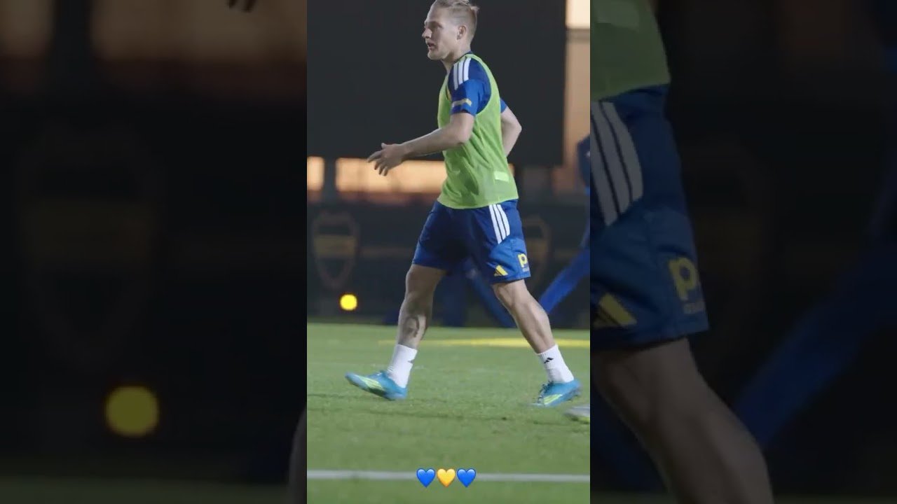 Fútbol reducido en la práctica vespertina del segundo día de pretemporada