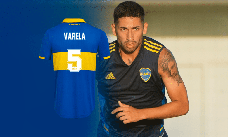 Alan Varela usará la camiseta número 5 de Boca