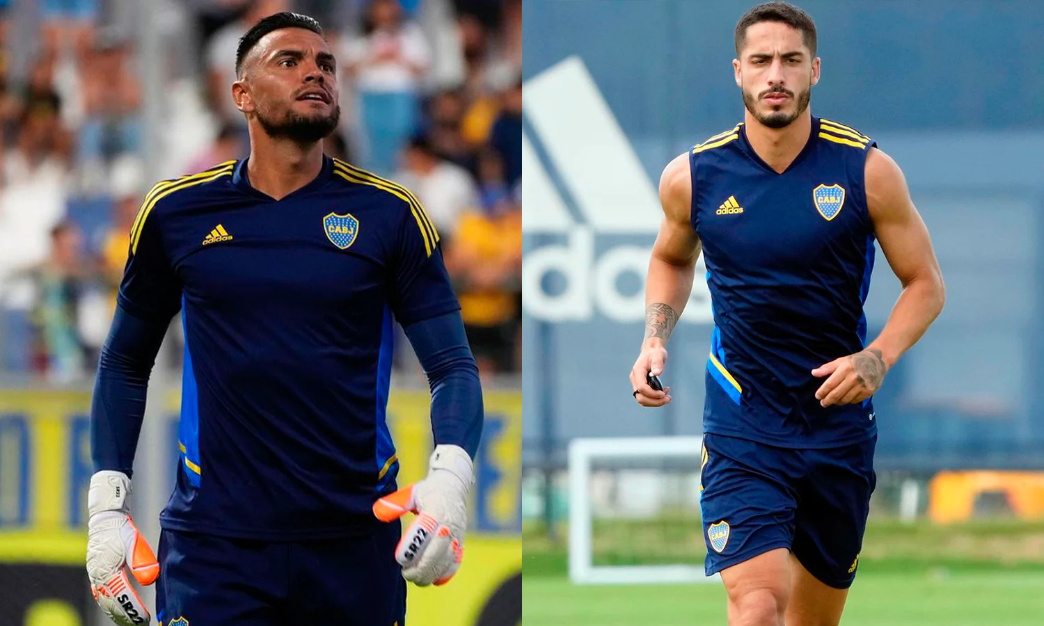 Sergio Romero y Nicolás Figal