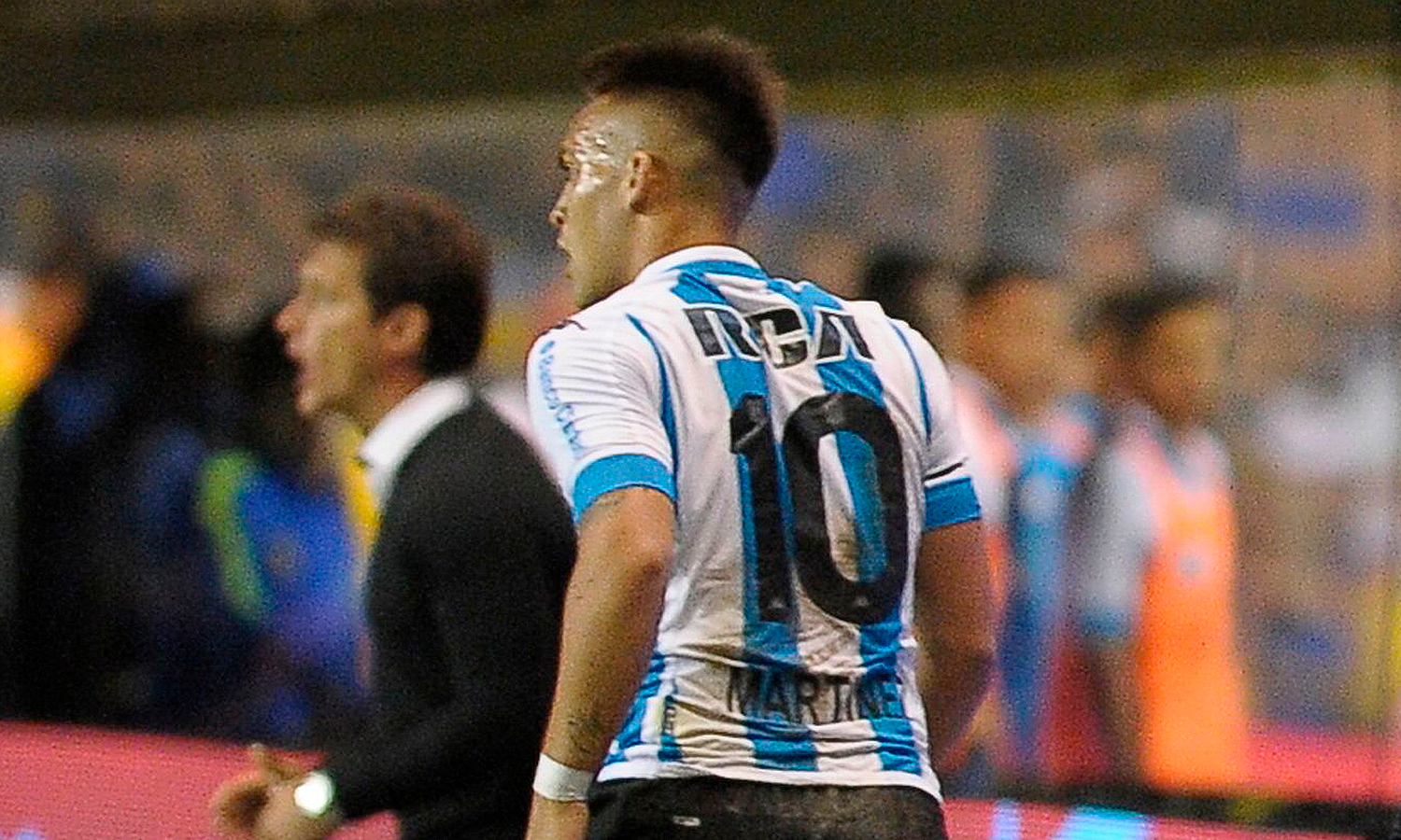 Lautaro Martinez y Schelotto