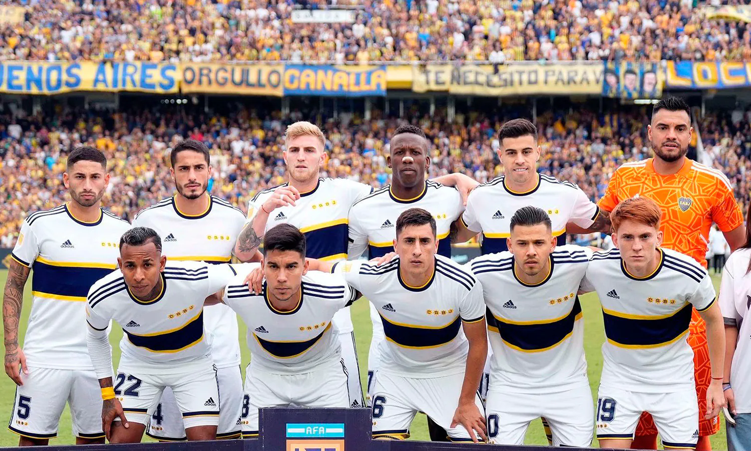 Formación inicial Boca vs Central 2342023