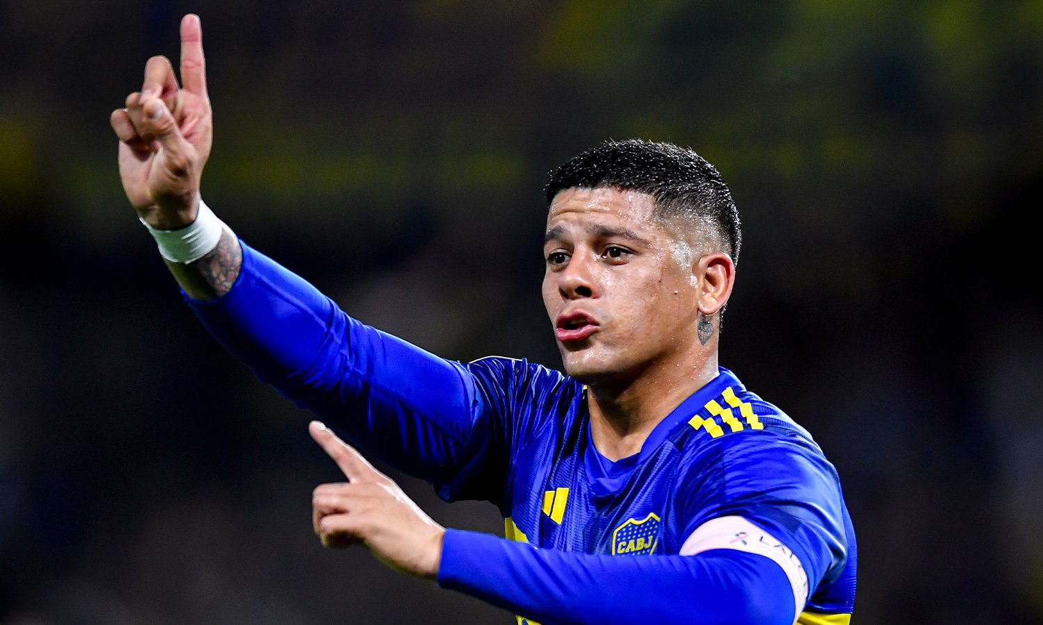 Marcos Rojo no pudo terminar el partido ante Unión por una molestia Marcos Rojo Boca 20102023