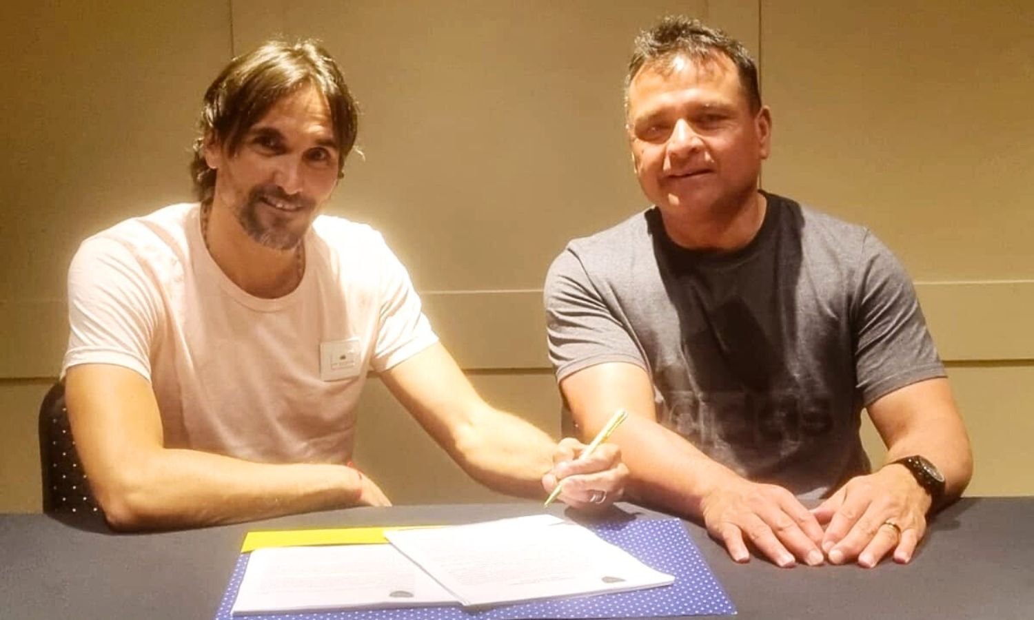 Diego Martínez firmó su contrato con Boca: hasta cuándo Diego Martínez firma contrato Boca 29122923