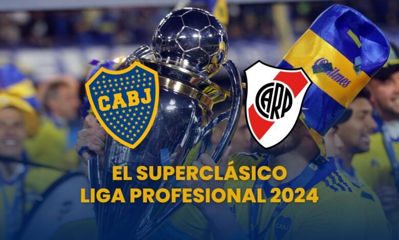 Superclásico Boca River Liga Profesional 2024