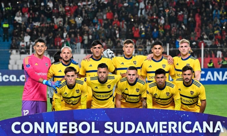 Formación inicial de Boca vs Nacional Potosí por la primera fecha de la Copa Sudamericana 2024