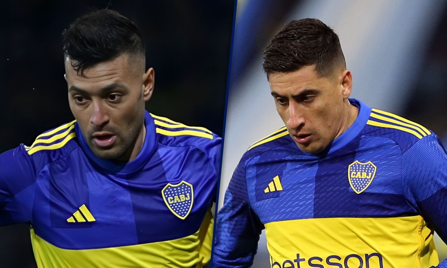 Lucas Janson y Miguel Merentiel