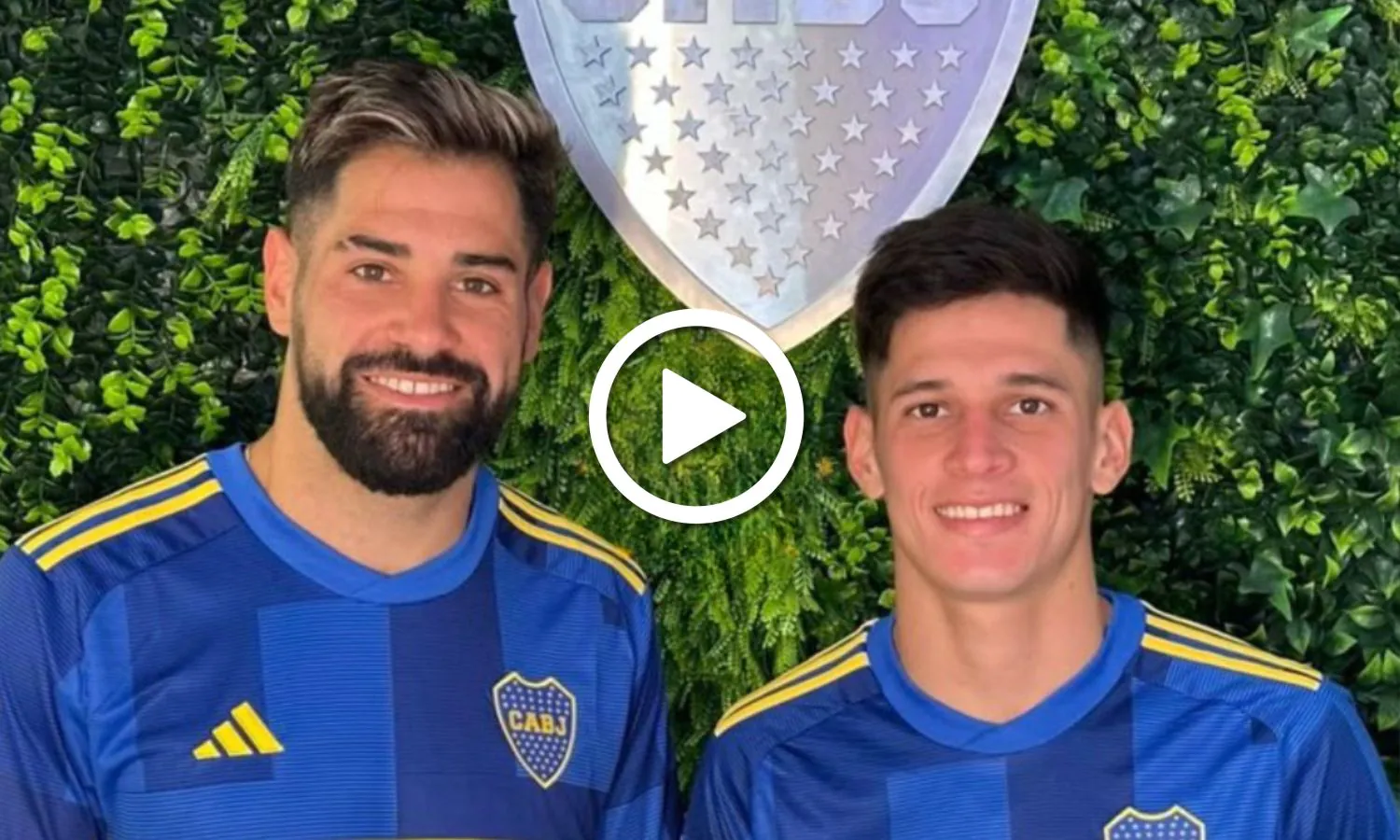 Milton Giménez y Brian Aguirre