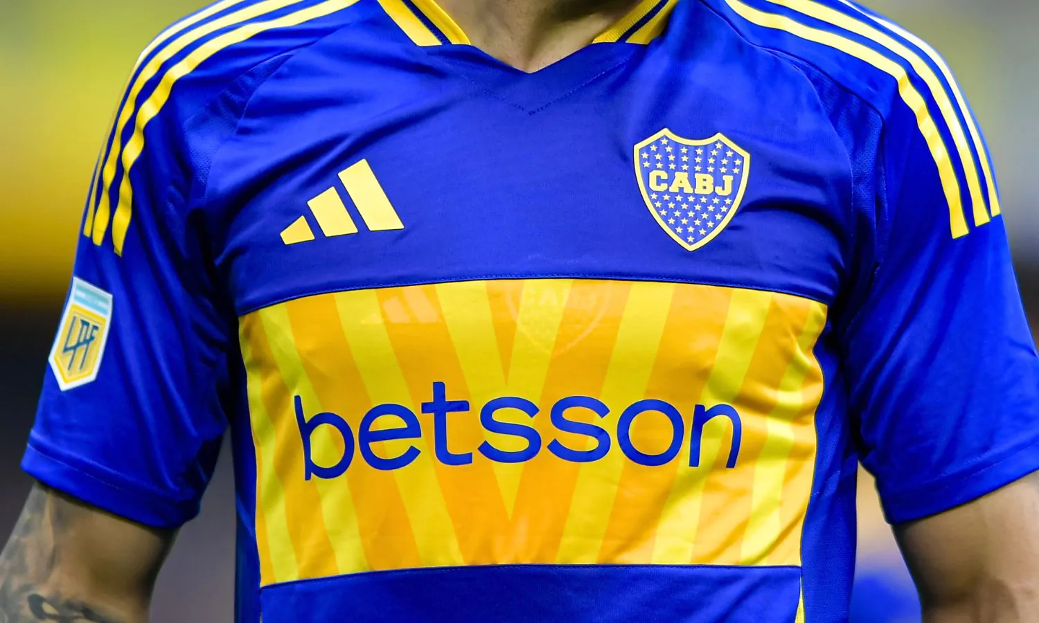 Jugador Boca camiseta ampliada