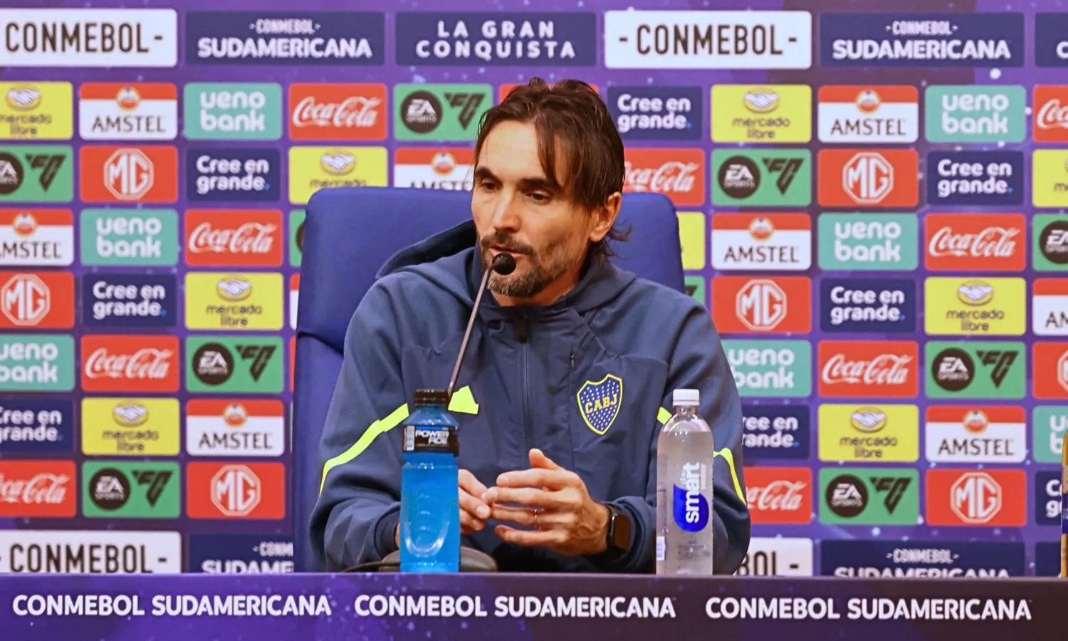 Diego Martínez conferencia post Boca Cruzeiro Sudamericana 2024