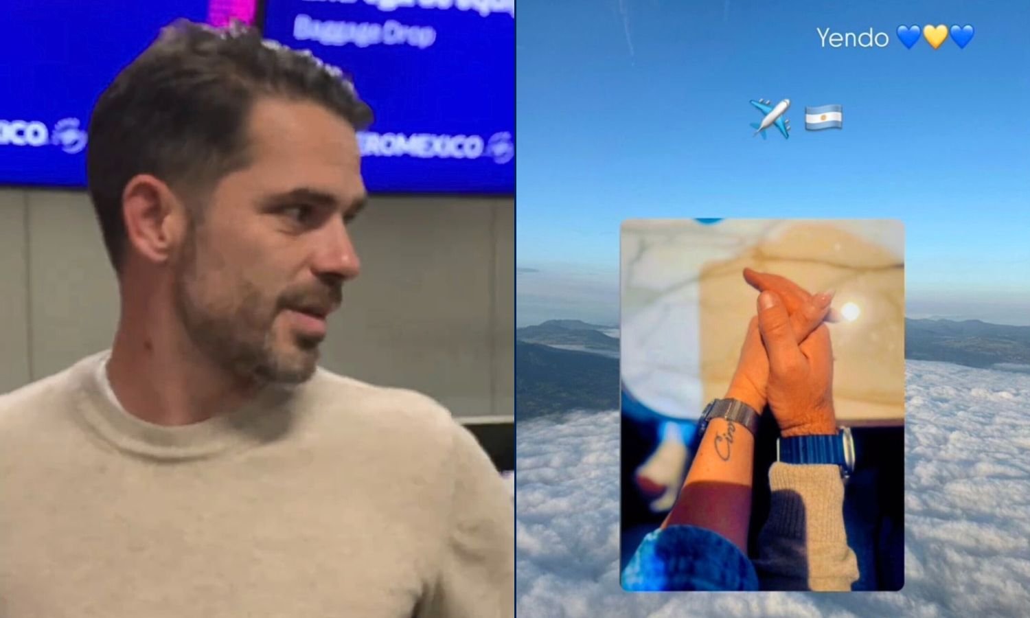 Fernando Gago viaje Argentina