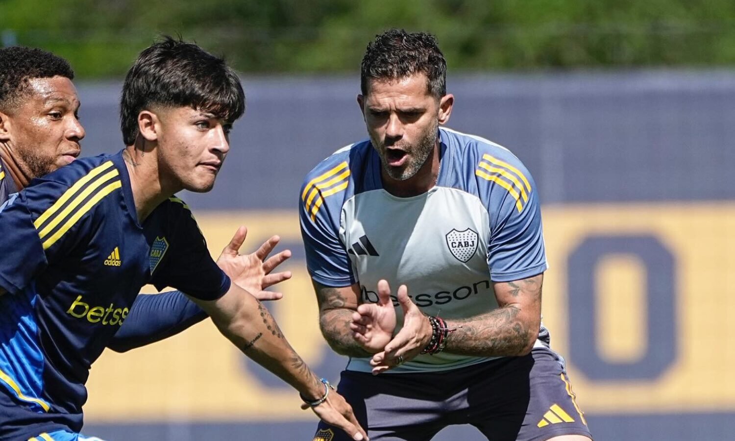 Fernando Gago entrenamiento Boca 301024