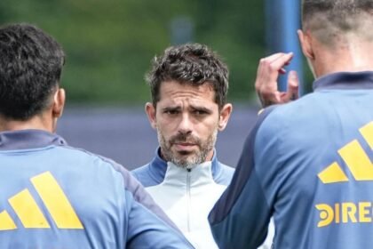 Gago entrenamiento Boca