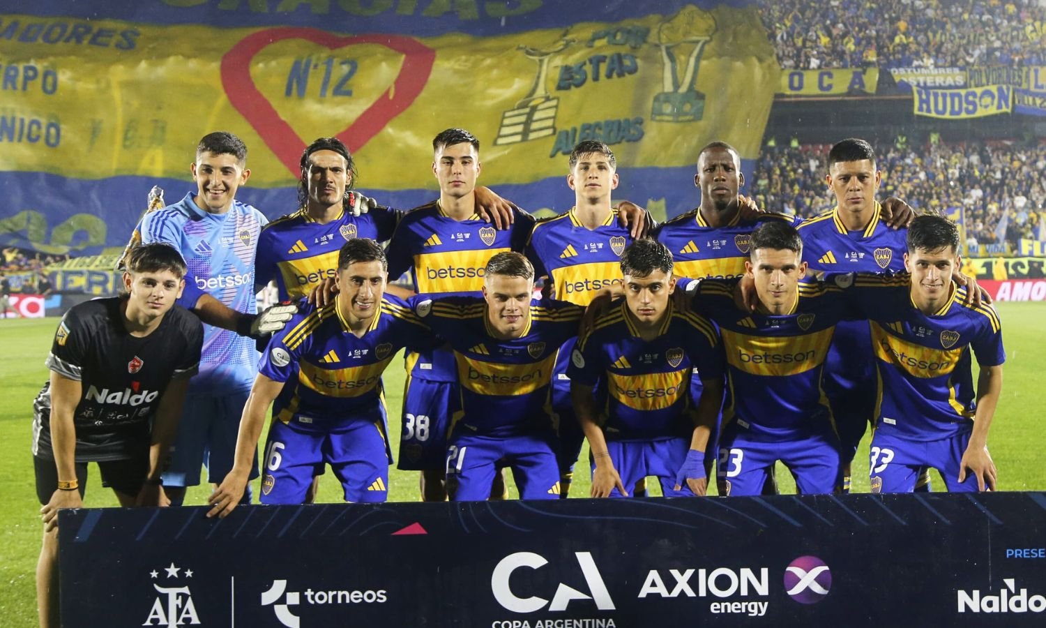 Iniciales Boca vs Gimnasia CA2024