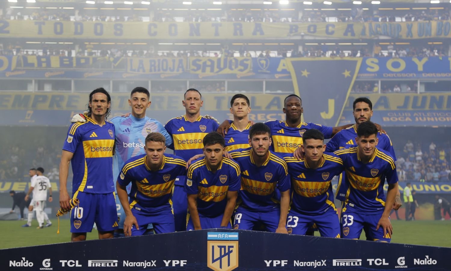 Iniciales Boca vs Riestra 27102024