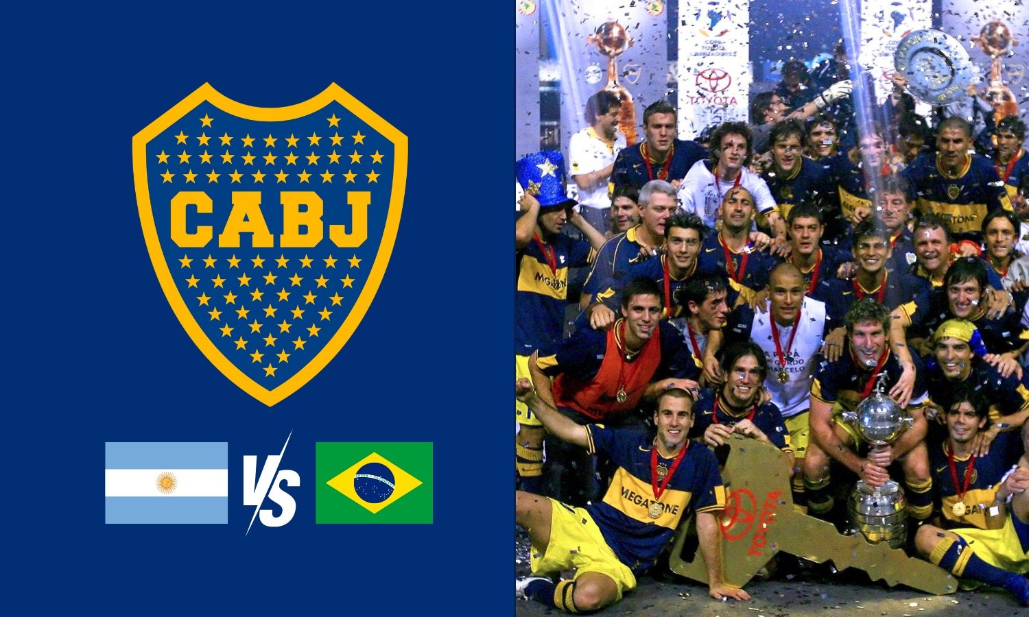 Boca el equipo argentino que mas finales gano ante brasilenos