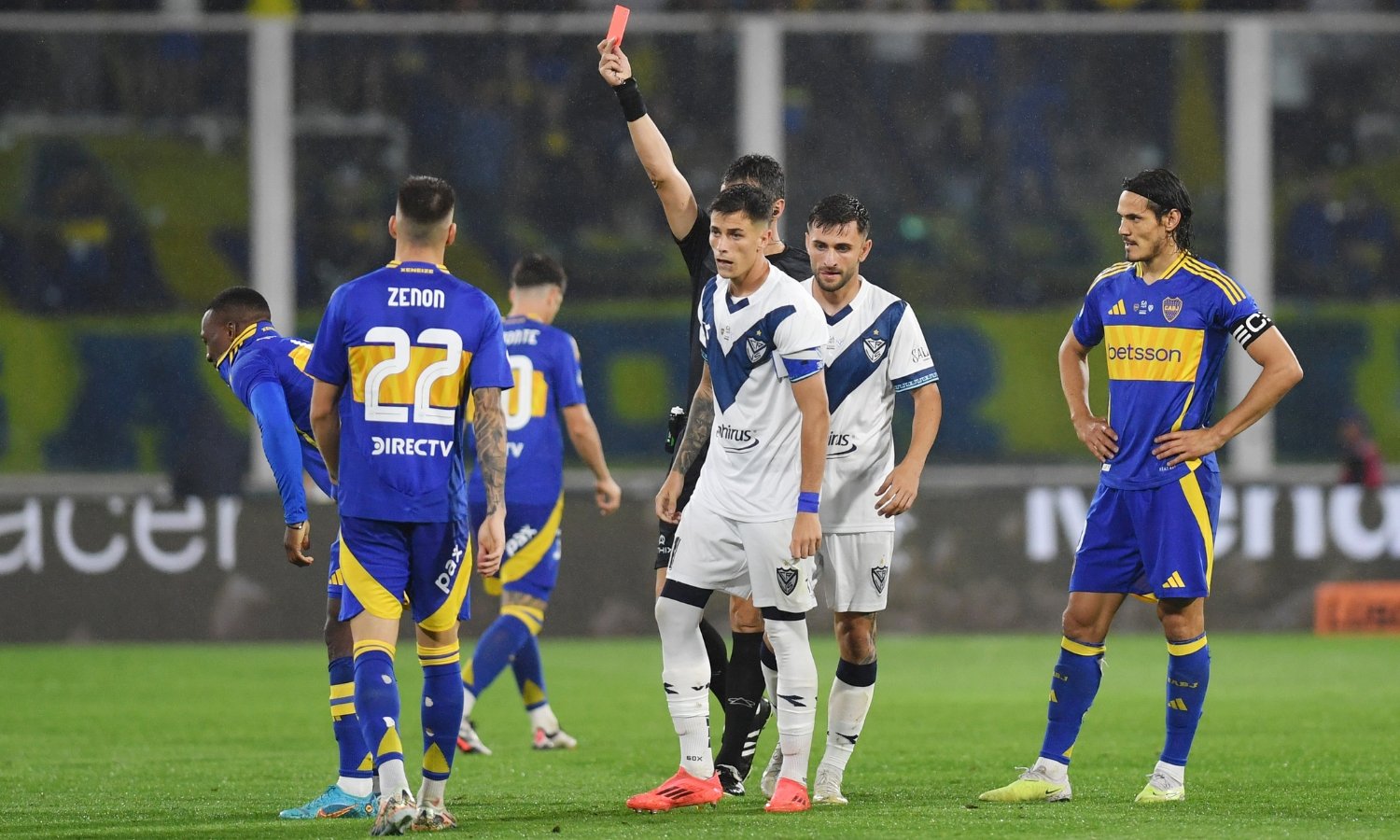 Expulsión Advíncula Boca vs Vélez Copa Argentina 2024