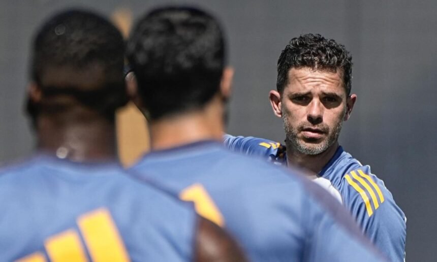 Fernando Gago entrenamiento Boca