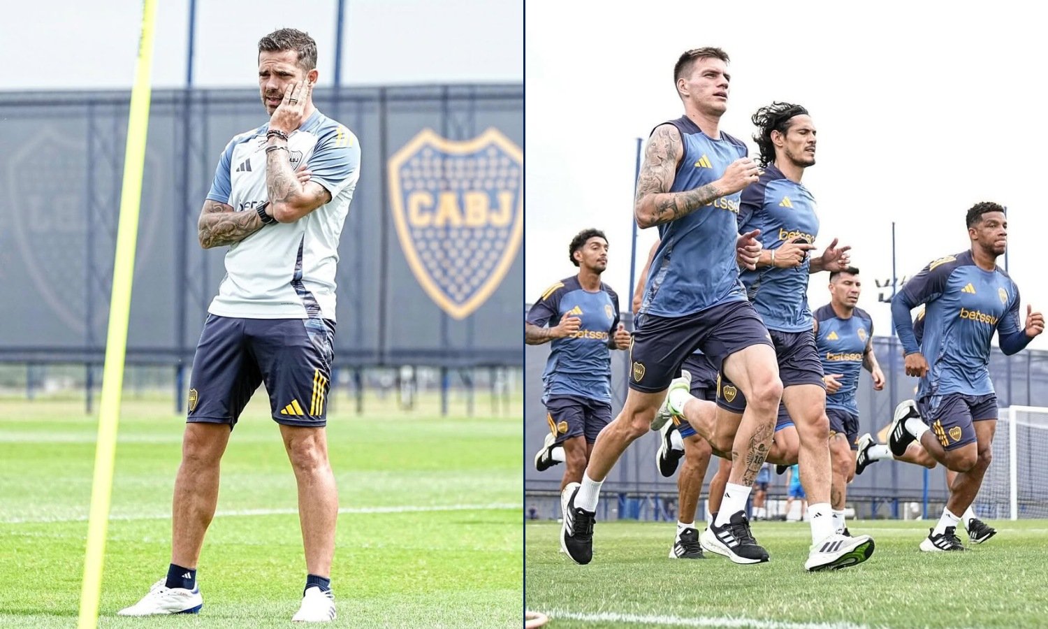 Fernando Gago y jugadores Boca 26112024