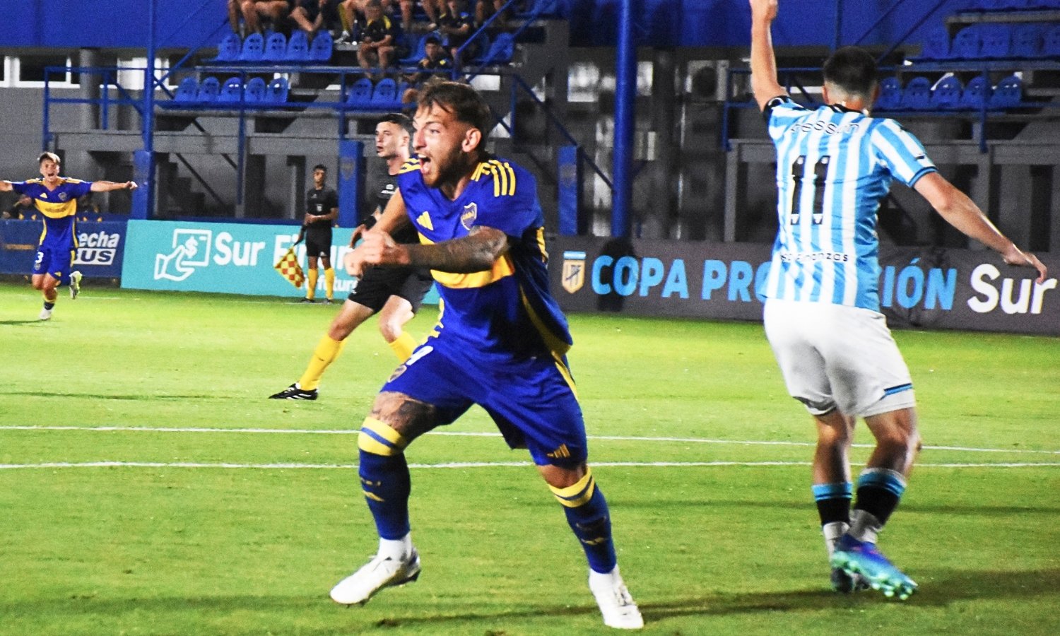 Ignacio Rodríguez festejo reserva Boca vs Racing 151124