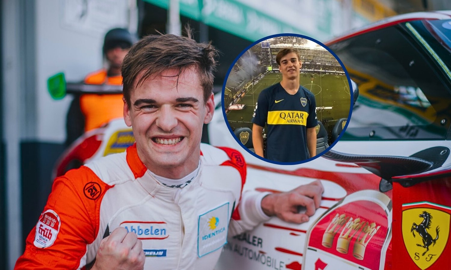 Piloto argentino hincha de Boca F1