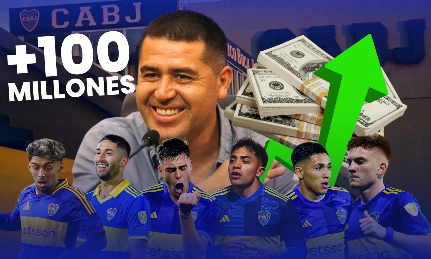 Boca supero los 100 millones de dolares en ventas de jugadores de inferiores