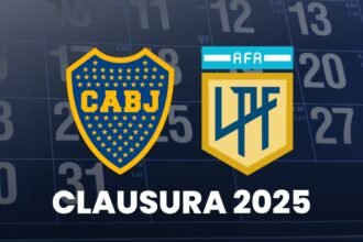 Fixture Boca Torneo Clausura 2025