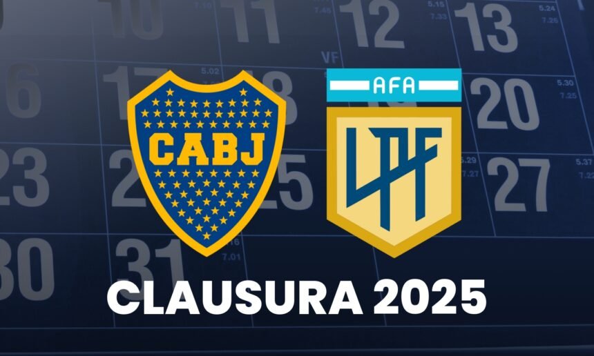 Fixture Boca Torneo Clausura 2025