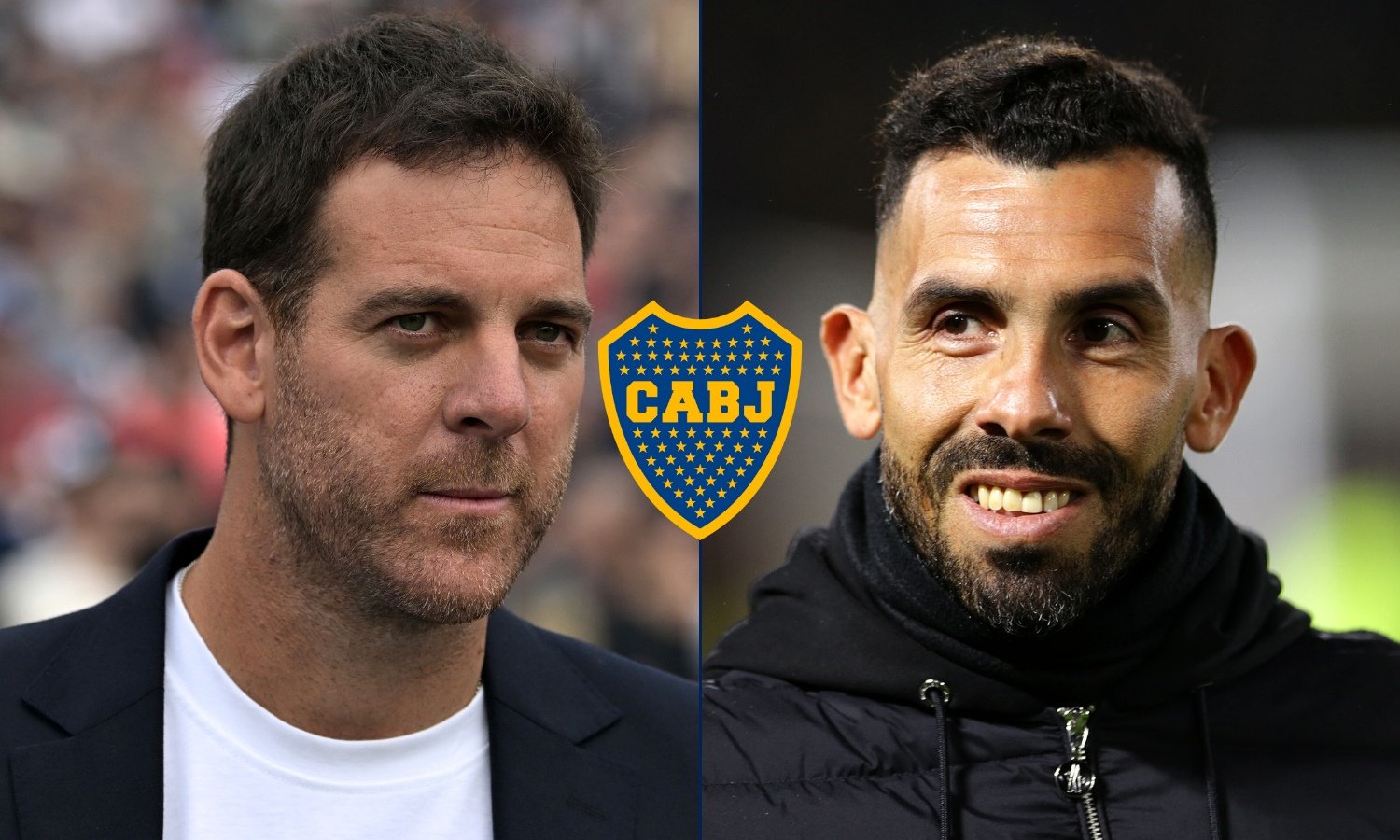 Juan Martín Del Potro y Carlos Tevez