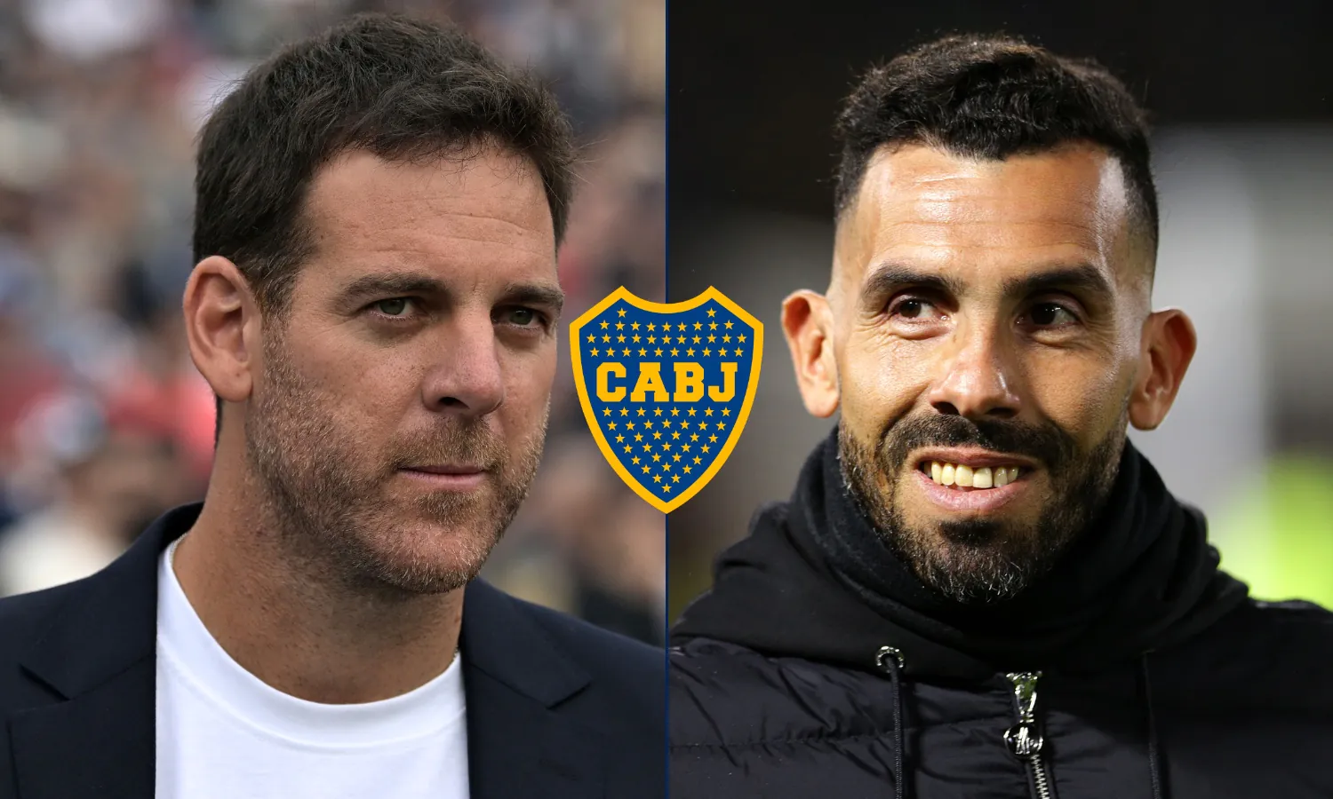 Juan Martín Del Potro y Carlos Tevez