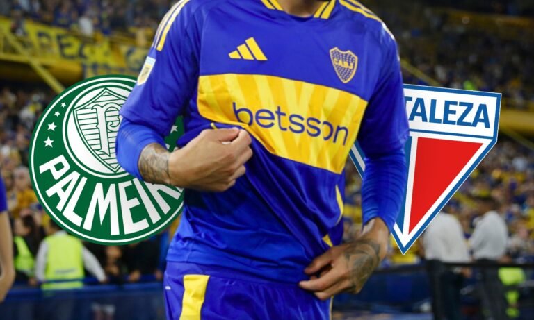 Jugador Boca Palmeiras Fortaleza