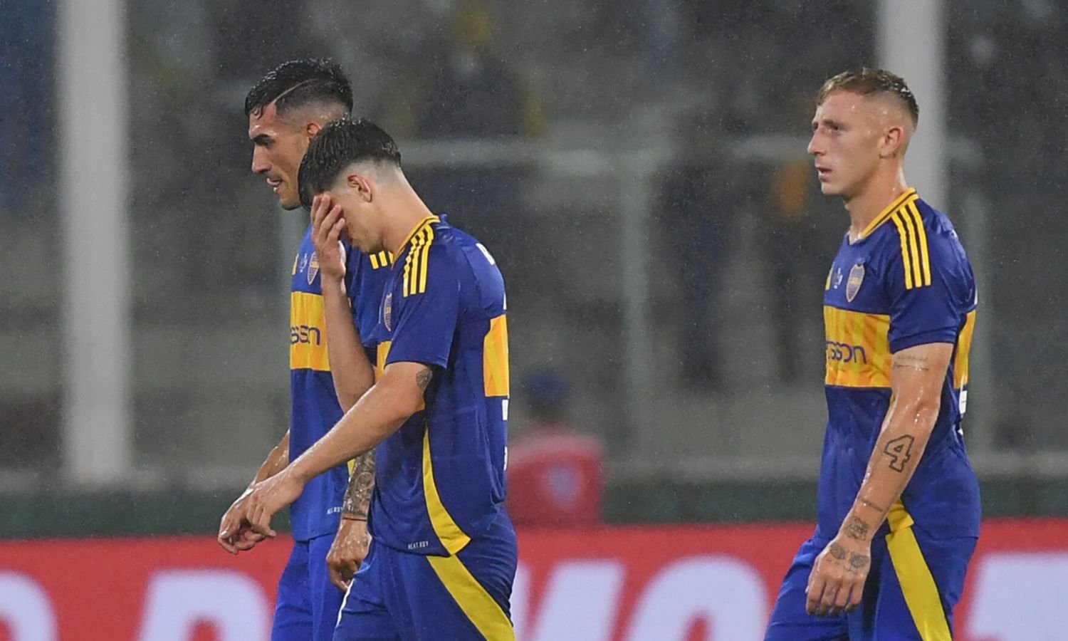 Jugadores Boca lamento