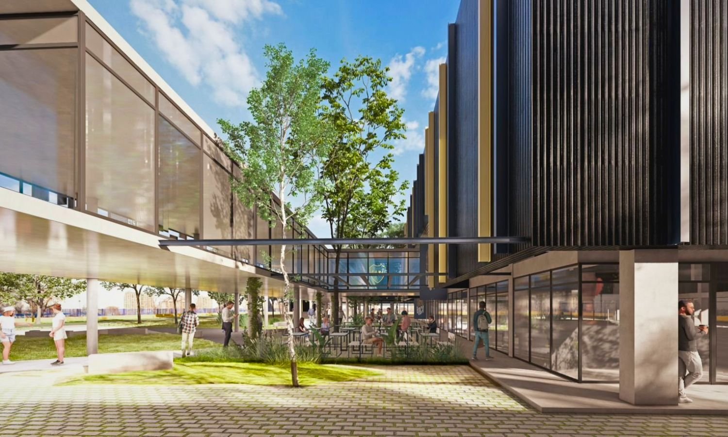 Nuevo polideportivo Boca Casa Amarilla