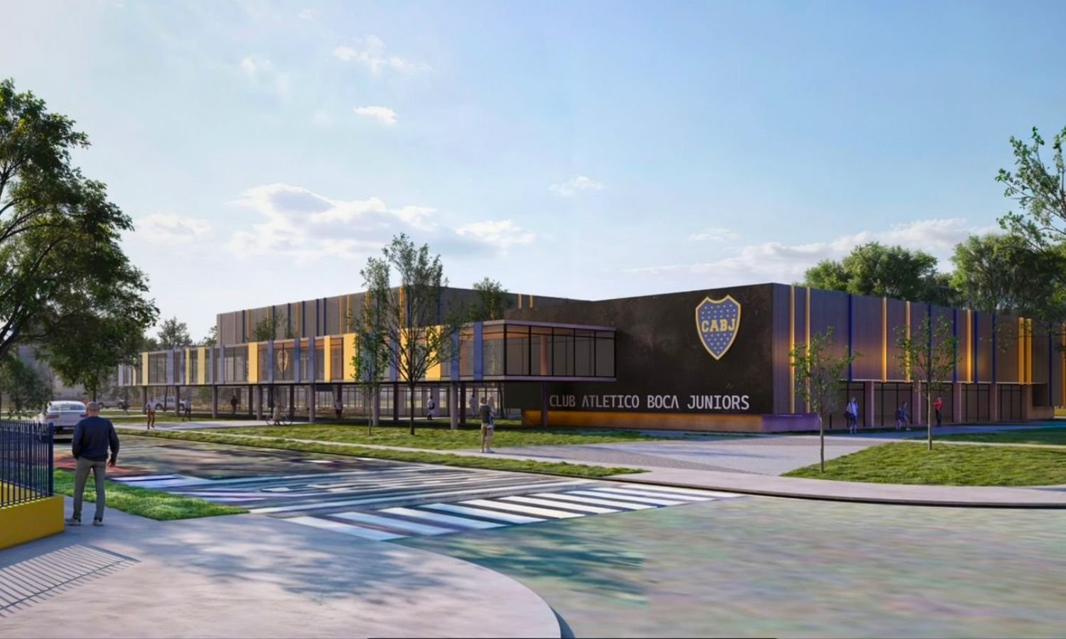 Nuevo polideportivo Boca Juniors Casa Amarilla