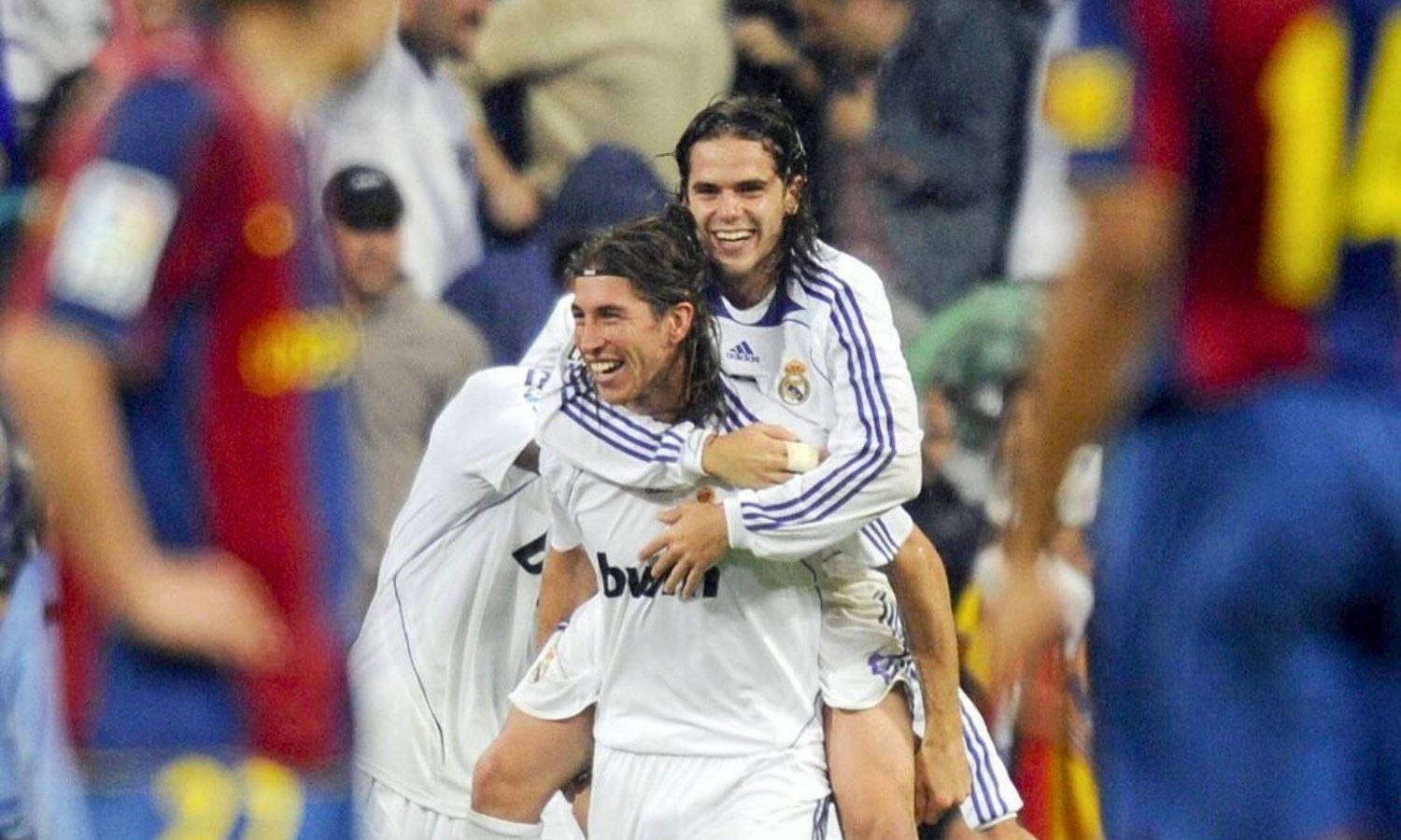 Sergio Ramos y Fernando Gago en Real Madrid