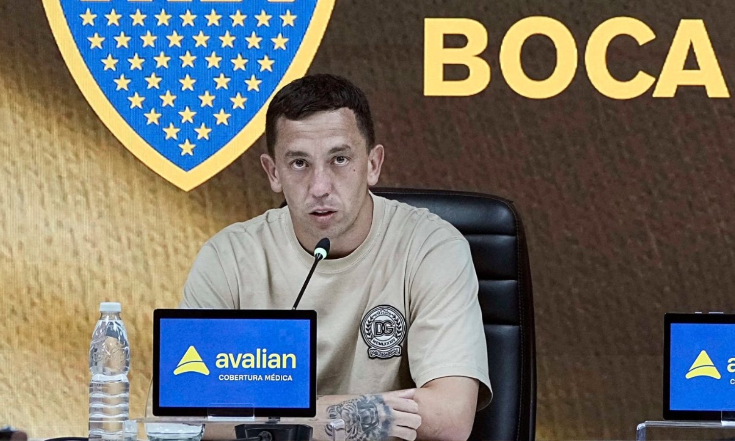 Agustín Marchesin presentación Boca
