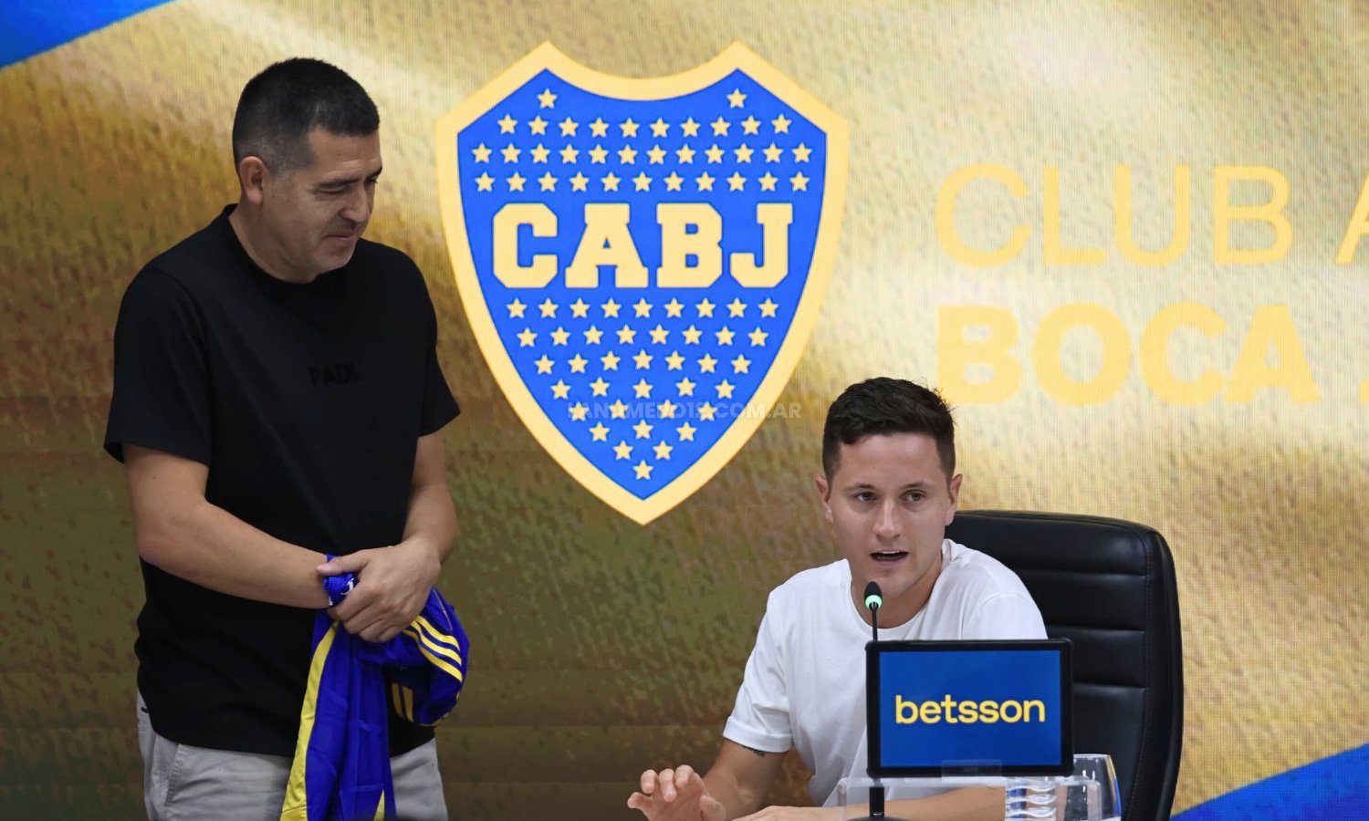 Ander Herrera presentación Boca Juniors