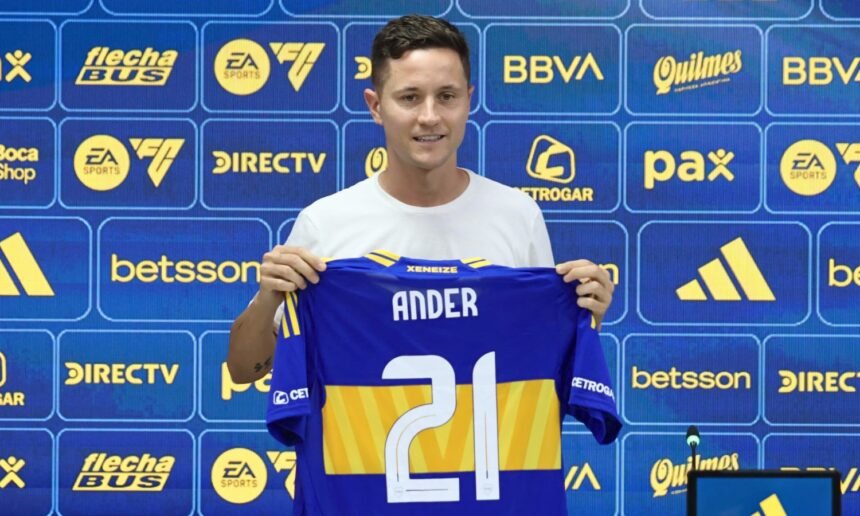 Ander Herrera presentación Boca Juniors