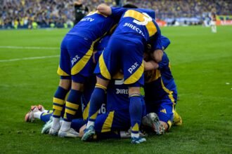 Boca Juniors jugadores festejo 7125