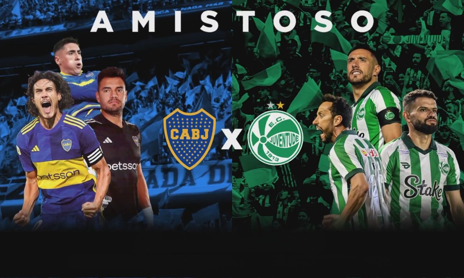 Boca vs Juventude amistoso