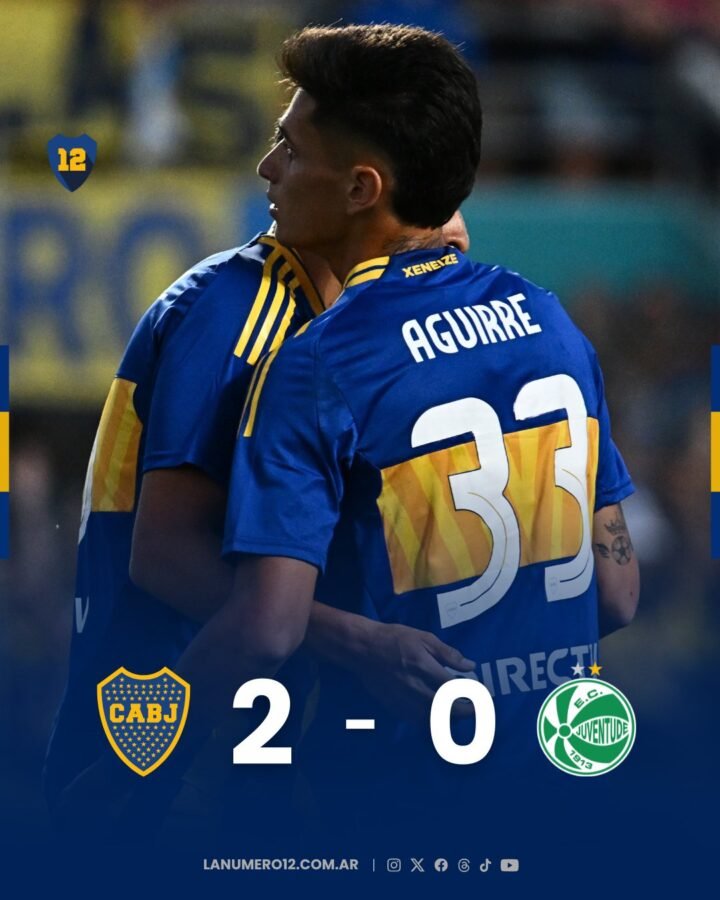 Boca 2-0 Juventude