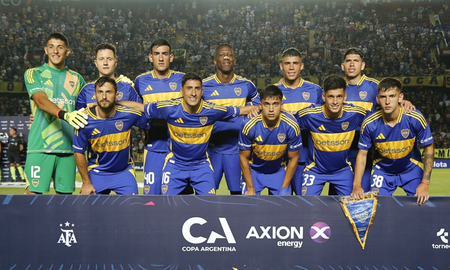 Iniciales Boca vs Argentino de Monte Maíz CA 2025