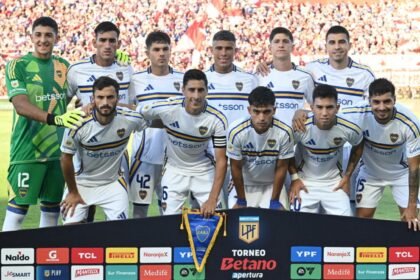 Iniciales Boca vs Unión Torneo Apertura 2025