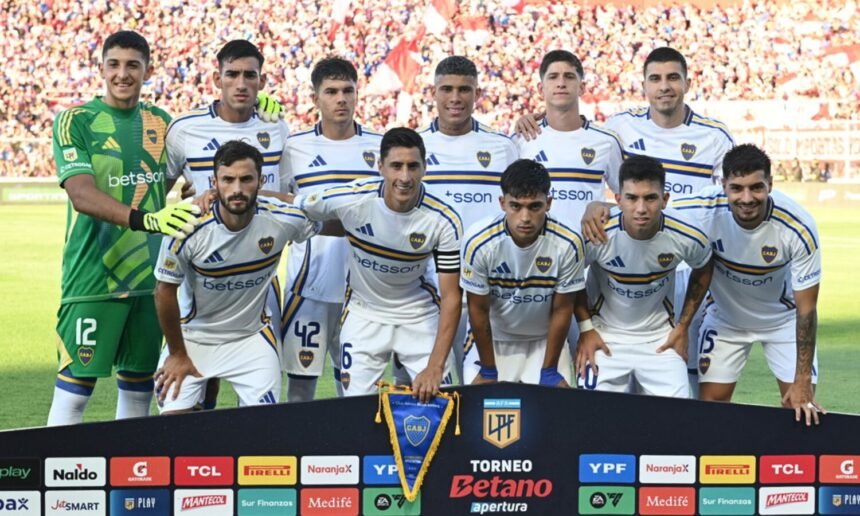 Iniciales Boca vs Unión Torneo Apertura 2025