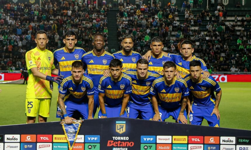 Formación inicial Boca vs Banfield Torneo Apertura 2025